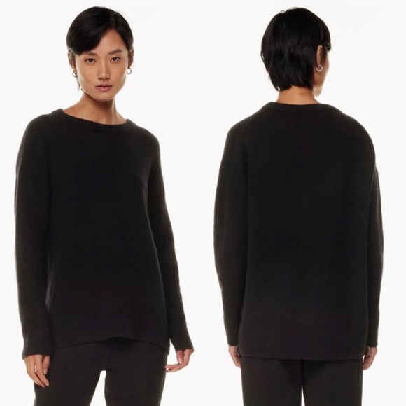 The Group by Babaton Thurlow Alpaca Wool Blend Sweater Black - Picture 1 of 10